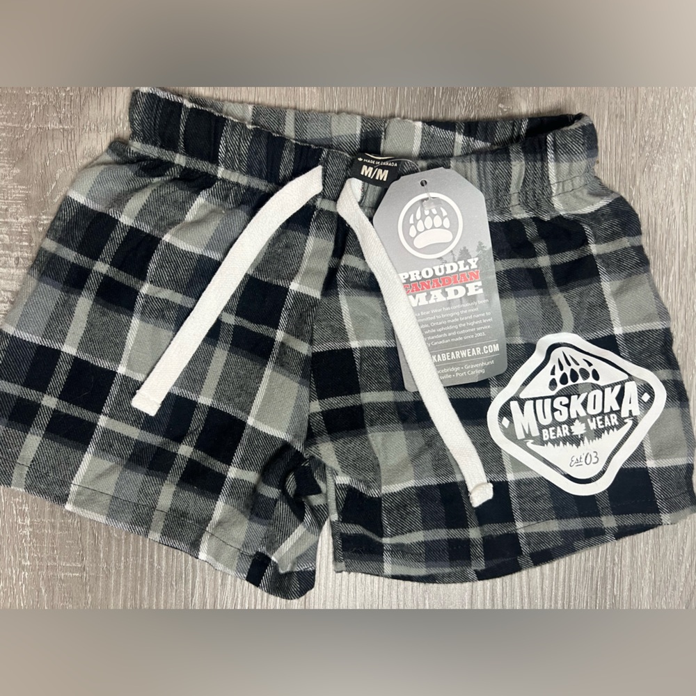 🐻Muskoka Bear Wear Plaid Lounge Shorts + FREE Ralph Lauren Polo Tee